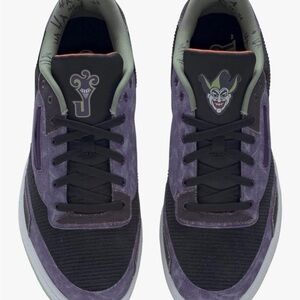 Joker, Reebok Purple and Black Sneakers